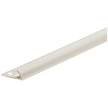 FLĪŽU LĪSTE PVC 8MM Bēša ārējais stūris xx