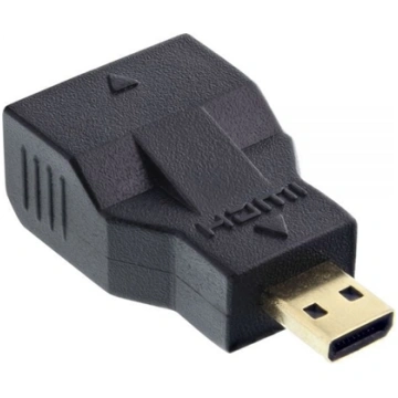 Adapter AV InLine HDMI Micro - HDMI Mini czarny (1