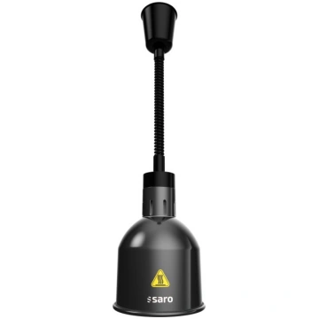 Bufetes siltuma lampa Modelis Caurus Black SARO 44