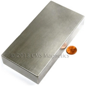 N42 Neodymium Block Magnet 6x3x1" 490 LB Pull Supe
