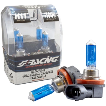 H11 Super Plasma White halogen bulbs