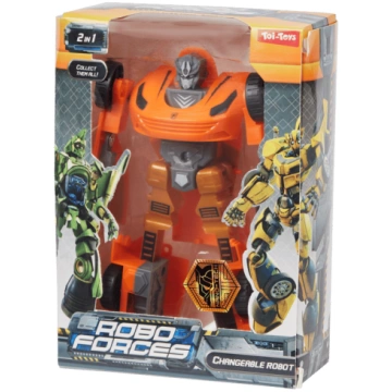Roboforces Transformers mašīna oranža
