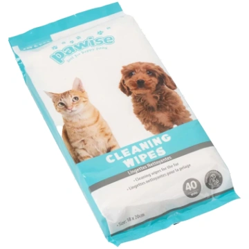 Mitrās salvetes – Pawise Cleaning Wipes Aloe Vera,