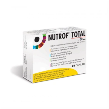 NUTROF TOTAL, redzes saglabāšanai, 30 mīkstās žela