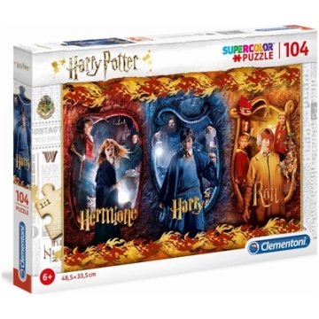 Clementoni Puzzle 104 elementów Hermione, Harry, R