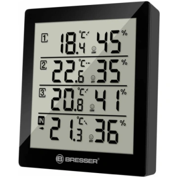 Laika stacija Bresser Temeo Hygro Quadro black (70