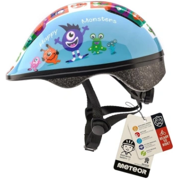 meteor® bērnu velosipēda ķivere zēniem, drošības ķ