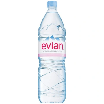 EVIAN dabīgs minerālūdens PET depozīta pudelē 1.5 
