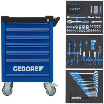 Gedore tool trolley Workster WSL-M-TS-172 (blue / 
