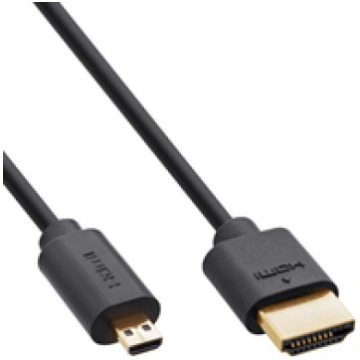 Inline cable slim ultra high speed hdmi am/dm (mic