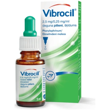 Vibrocil deguna pilieni, 15 ml