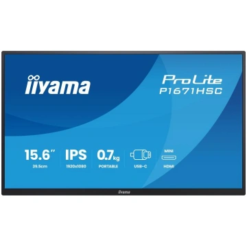 Iiyama Portable Monitor P1671HSC-B1 P1671HSCB1 (P1