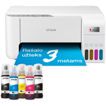 Daudzfunkciju printeris Epson EcoTank L3276, tinte