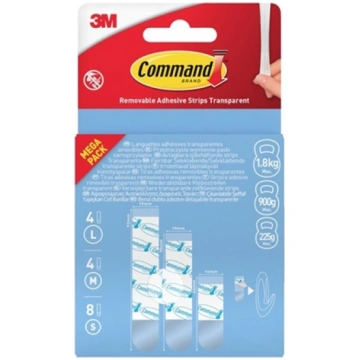3M Paski samoprzylepne COMMAND (17200), wymienne, 