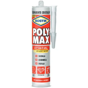 POLYMAX COLLA DI MONTAGGIO TRASPARENTE CRISTALLINO