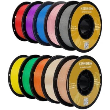 Kingroon PLA 3D printera filaments, polietilēna te