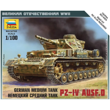 German tank Pz.Kpfw.IV Ausf.D Zvezda