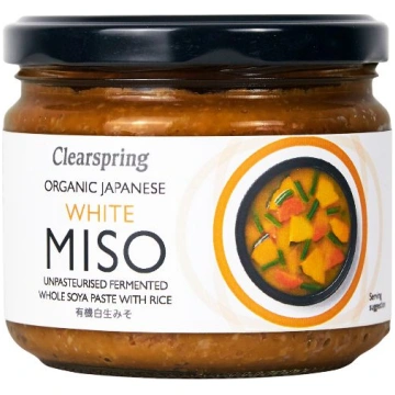 Gaiša miso pasta, ekoloģiska Clearspring