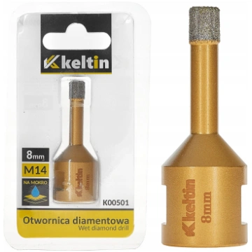 KELTIN Otwornica diamentowa do gresu 8mm M14 (100)