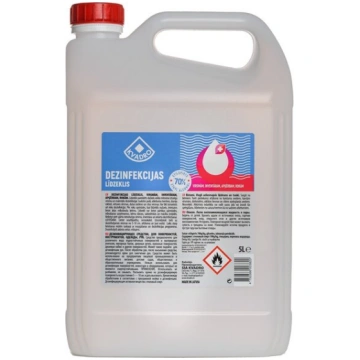 KVADRO, DEZINFEKCIJAS LĪDZEKLIS (etanols 70%), 5 l