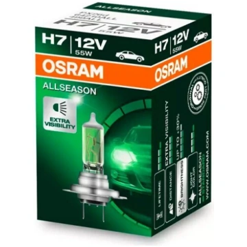 Halogēna priekšējā luktura spuldze Osram H7 ALLSEA