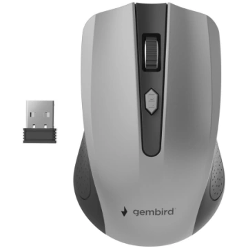 MOUSE USB OPTICAL WRL BLACK/GREY MUSW-4B-04-BG GEM