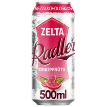 Bezalk.alus ZELTA RADL.greipf.500ml sk.D