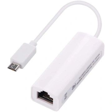 Micro USB uz RJ45 sieviešu OTG 100 Mbps ātrgaitas