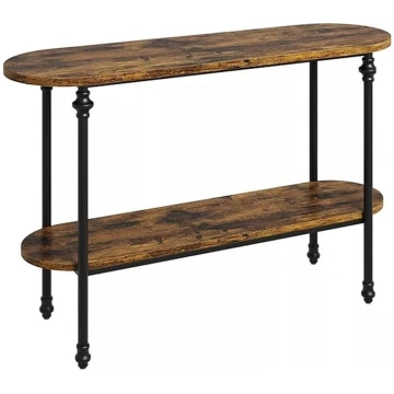 Narrow Sideboard, Console Table, Narrow Pine Wood,