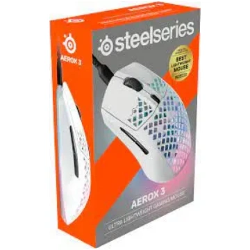 Spēļu pele SteelSeries Aerox 3 (2022) Snow 62603