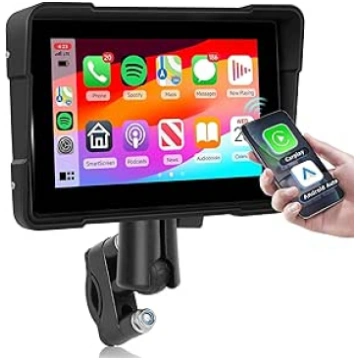 Rimoody Motociklu pārnēsājamais Carplay auto radio