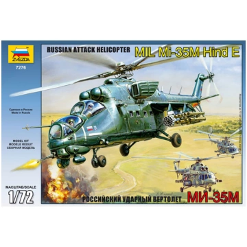 Soviet attack helicopter MIL Mi-35 Zvezda