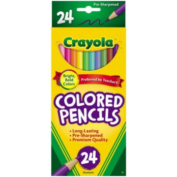 Krāsainie zīmuļi Crayola, 24 gab
