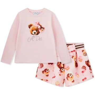 Pink Maya Shorts Set Adee