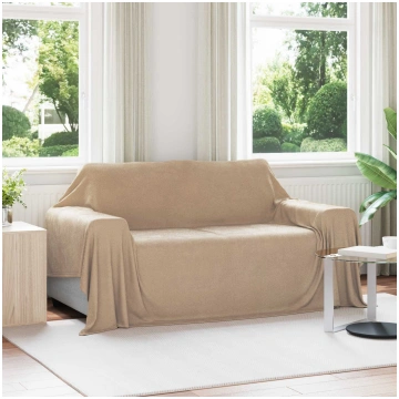 Pleds kamieļu krāsa 280 x 210 cm flīss