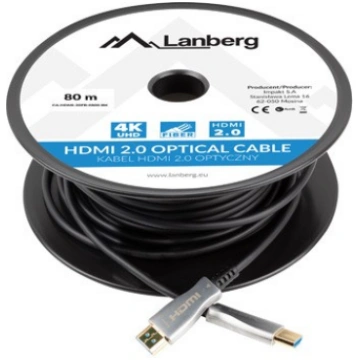 Lanberg CA-HDMI-20FB-0800-BK optical cable HDMI M/