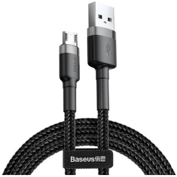 Baseus Cafule Micro USB cable 1.5A 2m Gray+Black (