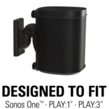 Sanus Speaker Wall Mounts for Sonos One, Sonos Pla
