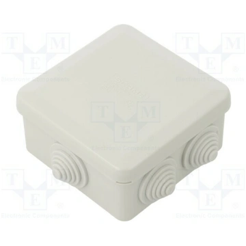 Enclosure: junction box; X: 89mm; Y: 89mm; Z: 46mm