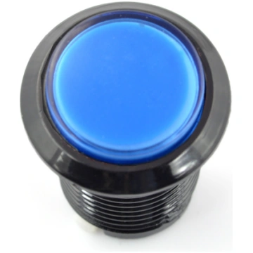 Arcade Push Button 3.3cm - Blue with Lightning OEM