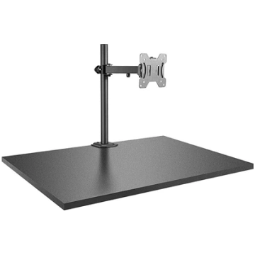 Lindy Single Display Bracket w/ Pole & Desk Clamp 