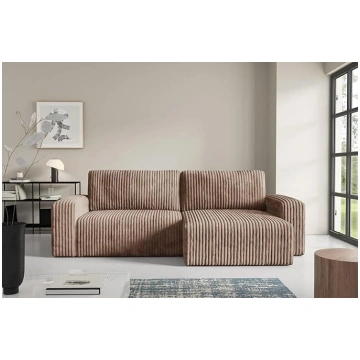 FANO Cord Corner Sofa with Sleep Function and Bed 