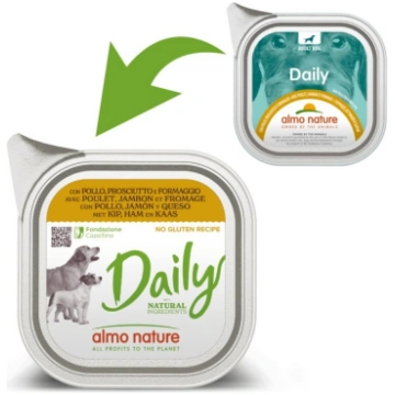 ALMO NATURE DOG DAILY CHICKEN konservi suiņiem Vis
