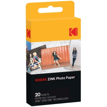 Fotopapīrs, KODAK, KODAK ZINK PAPER 2X3" / 5 x 7,5