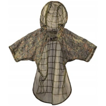Mil-tec Ghillie Camouflage Cape - Flecktarn Nav no