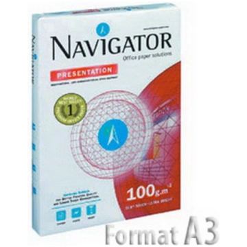 Papīrs NAVIGATOR PRESENTATION A3 100 g/m2, 500 lok