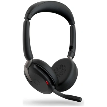 Bezvadu austiņas Jabra Evolve2 65 Flex, melna krās