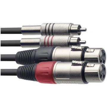 Stagg STC3CMXF, XLR/RCA, 3 m