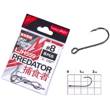 Āķi Lucky John PREDATOR LJH559, 008 | LJH559-008 |