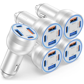 5 lādētāju iepakojums Cigarešu aizdedzinātājs USB